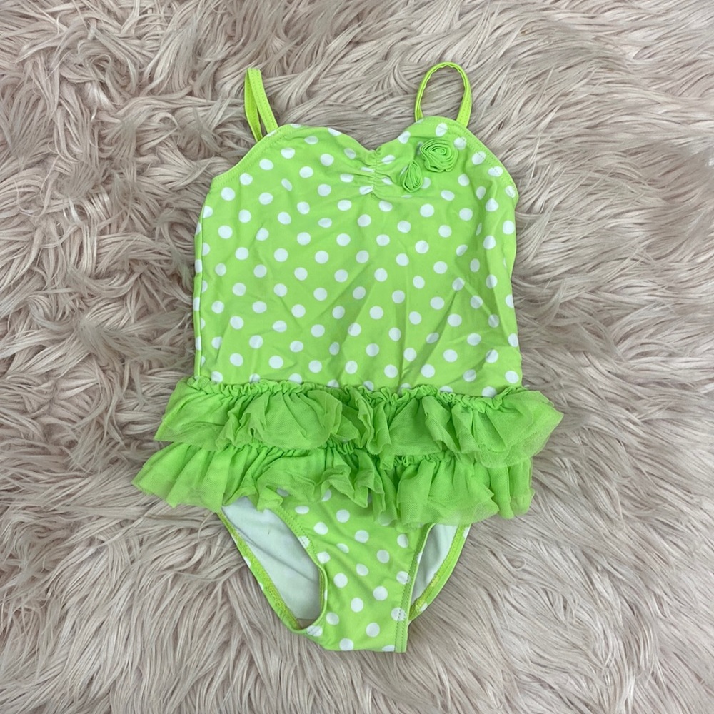 Green Polka Dot Suit